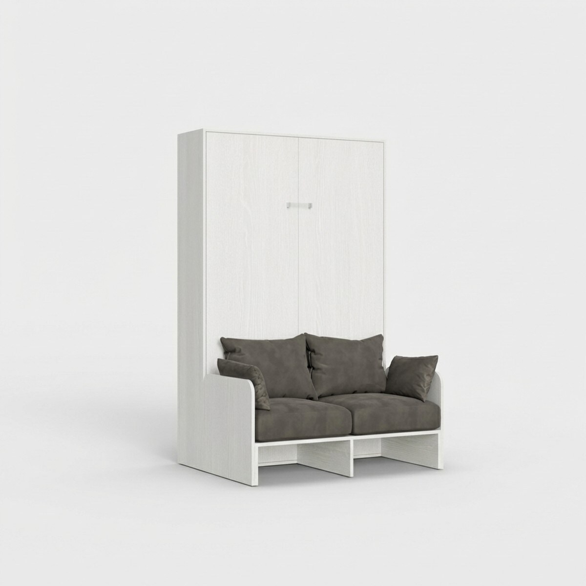 Itamoby Bett 140 Kentaro vertikales Klappsofa Esche weiß Klappbett Image