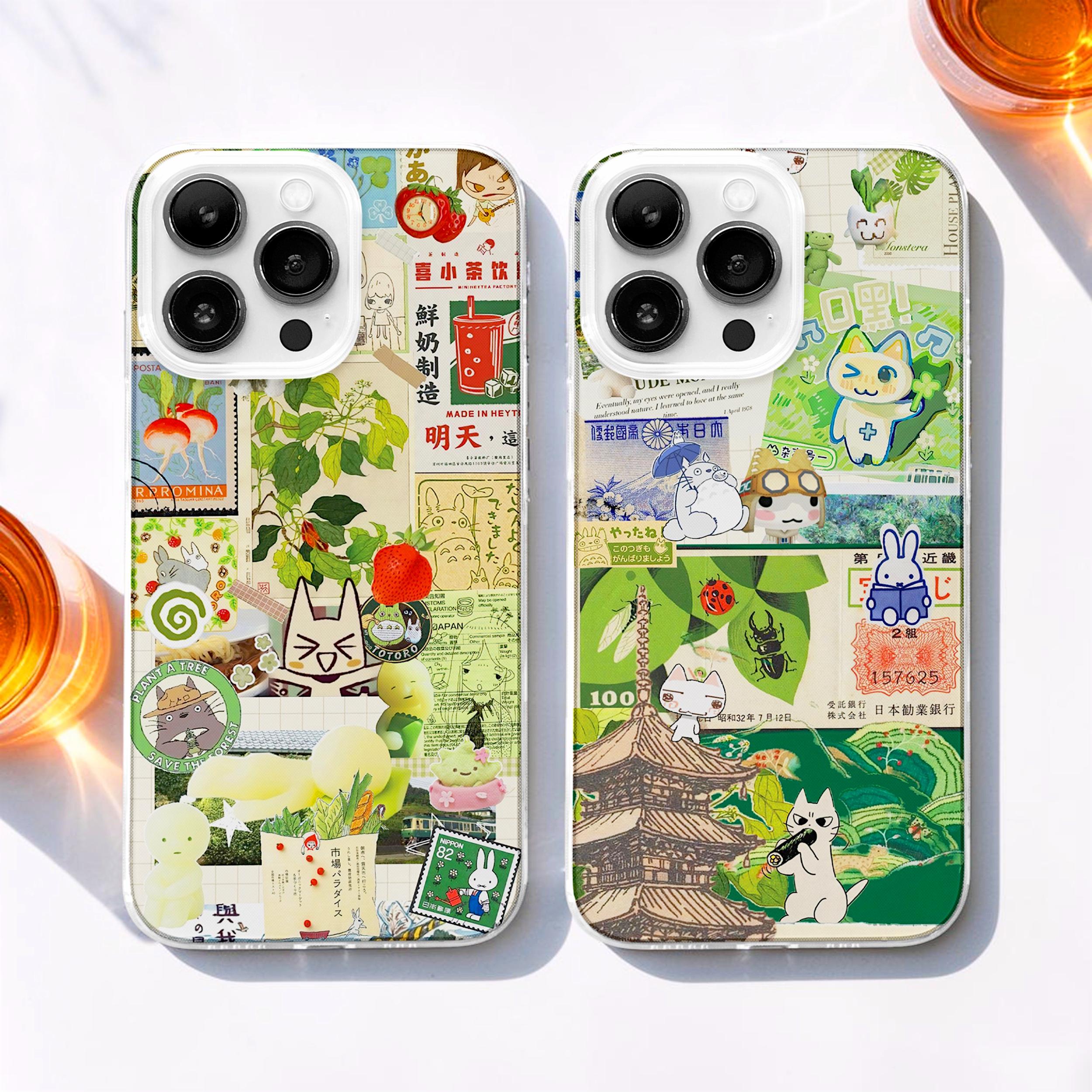 Custodia per telefono MagSafe Juminocore Scrapbook giapponese: cover Kawaii Anime Harajuku per iPhone 17 16 Samsung