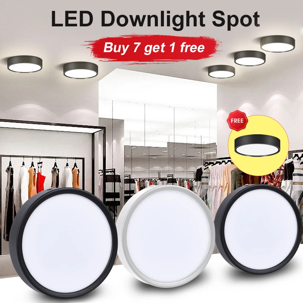 LED Spot Down light LED Decken leuchte 10/15/25w Aufputz Down lights dünner faltbarer Scheinwerfer für Wohnzimmer Spots Decke