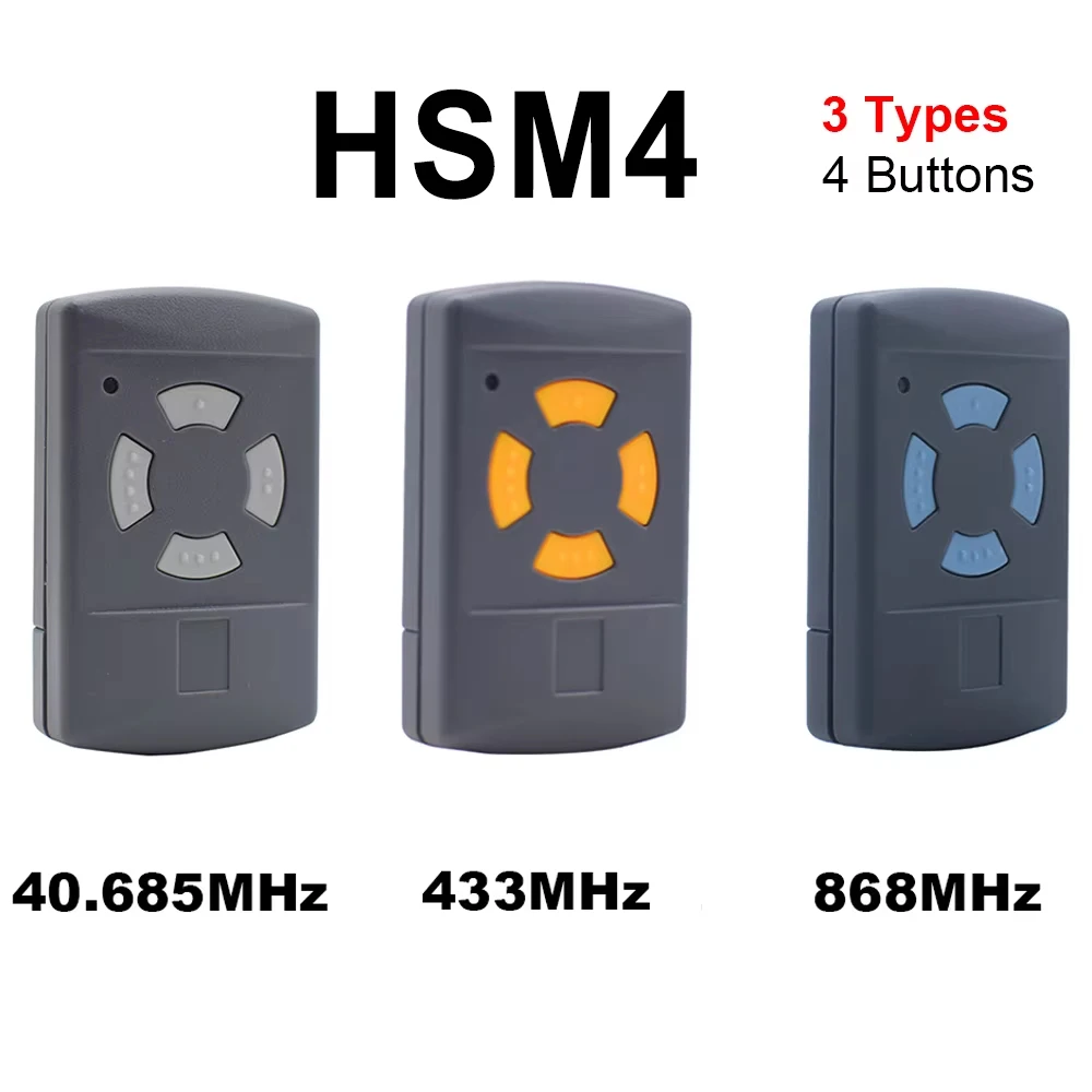Für Command HSE HSM HS 2/4 40,685 MHz 433 MHz 868 MHz Handsender Garagentoröffner 3 Typen Image