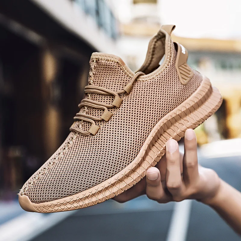 Sommer Mesh Männer Schuhe Atmungsaktive Herren Turnschuhe Trendy Leichtes Wandern Große Größe Mann Tenis Schuhe Zapatillas Hombre
