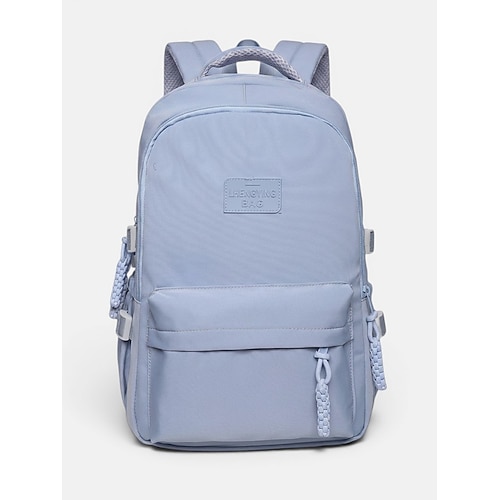 Zaino da donna in poliestere, borsa scolastica capiente con spallacci regolabili per ragazze delle scuole medie, ideale per il ritorno a scuola, i viaggi e gli sport all'aria aperta.