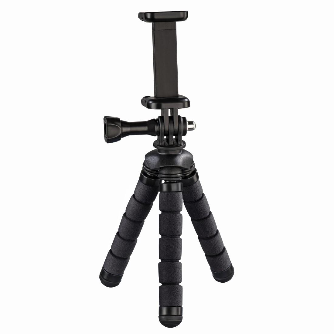 Hama Flex Ministativ 14 cm für Smartphone & GoPro, Schwarz Image