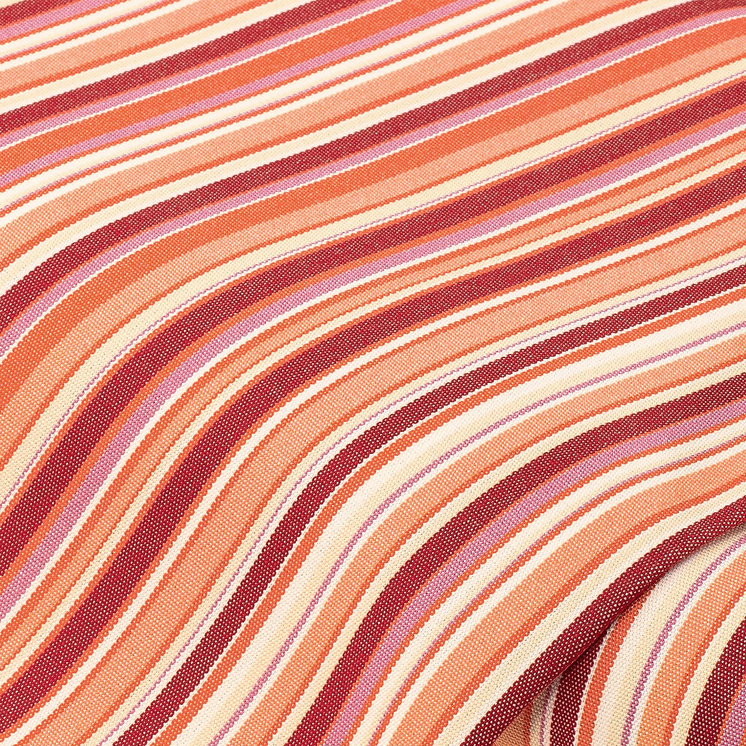Markisenstoff Streifen Palma, orange/rot/pink Image
