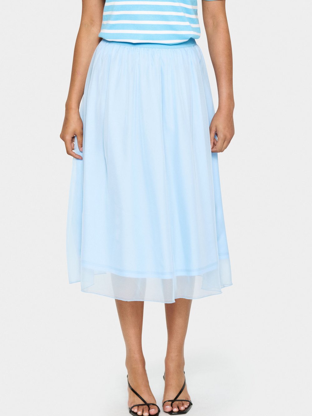 Saint Tropez Rock CoralSZ Elastische Taille Damen hellblau, S