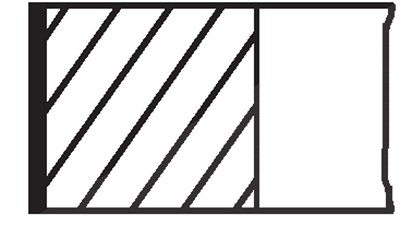 Mahle Kolbenringsatz [Hersteller-Nr. 02182N0] für Renault, Volvo