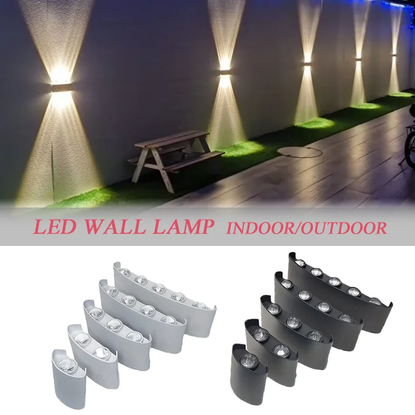 LED Wandleuchte LED Glühbirne Außen Bewegungsmelder Licht Wasserdicht IP66 Wandleuchte Veranda Garten Lichter Wohnzimmer Straße Treppen