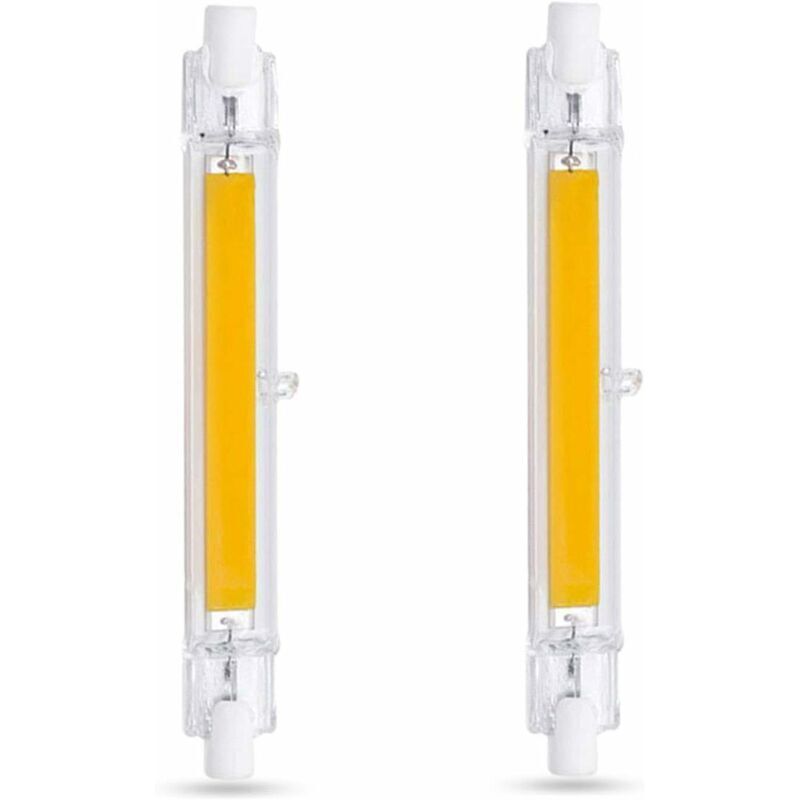 Lampadina Led R7s 118 Mm 10 W Bianco Freddo 6000 K, 1000 Lm, Equivalente A Lampada Alogena R7s J118 80 W 100 W, Dimmerabile, Lampadina Led Cob Sottile R7s 118 Mm Per Lampada Da Parete/lampada Da Terra