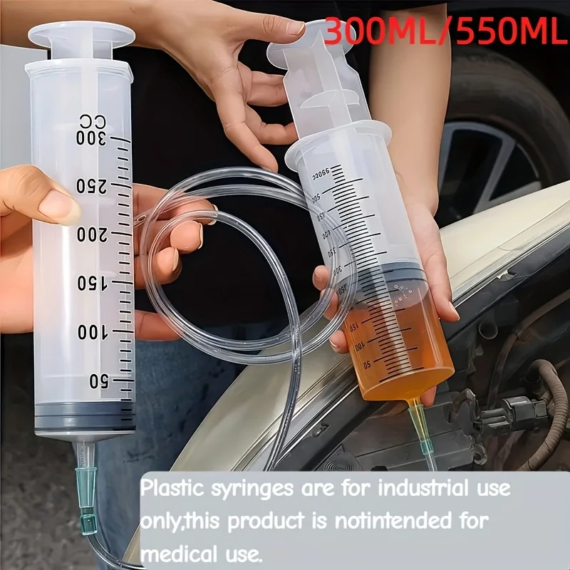 Flüssigkeitsabsaugspritze in Industriequalität – Ölpumpenspender für Motoröl-, Benzin- und Getriebeflüssigkeit | Werkzeug für automatische Mechaniker Image