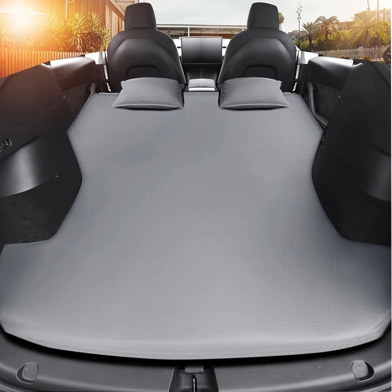 Tesla Model 3-Modell Y aufblasbare Luftmatratze Outdoor Camping aufblasbares Wildleder Auto Reisebett Autobett spezielles Autoartefakt