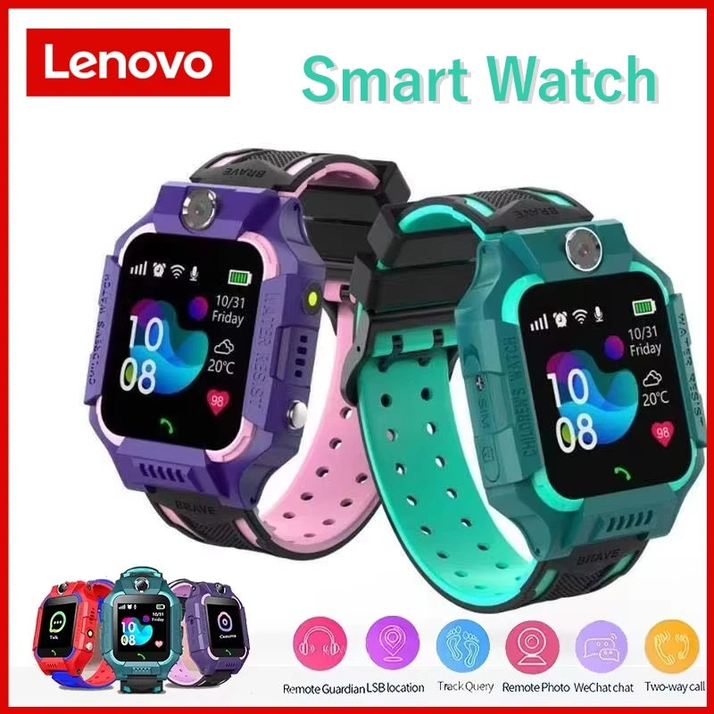 Lenovo Kinder Smartwatch GPS-Ortung SIM-Karte Wasserdicht Anruf Kamera Mobile Smartwatch Für iPhone Android Als Geschenk 2026 Image