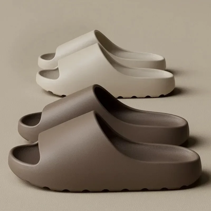 Herren EVA Rutschfeste Dicksohlen-Slides Sommer Indoor Outdoor Casual Strand Haus Hausschuhe Große Größen Verfügbar