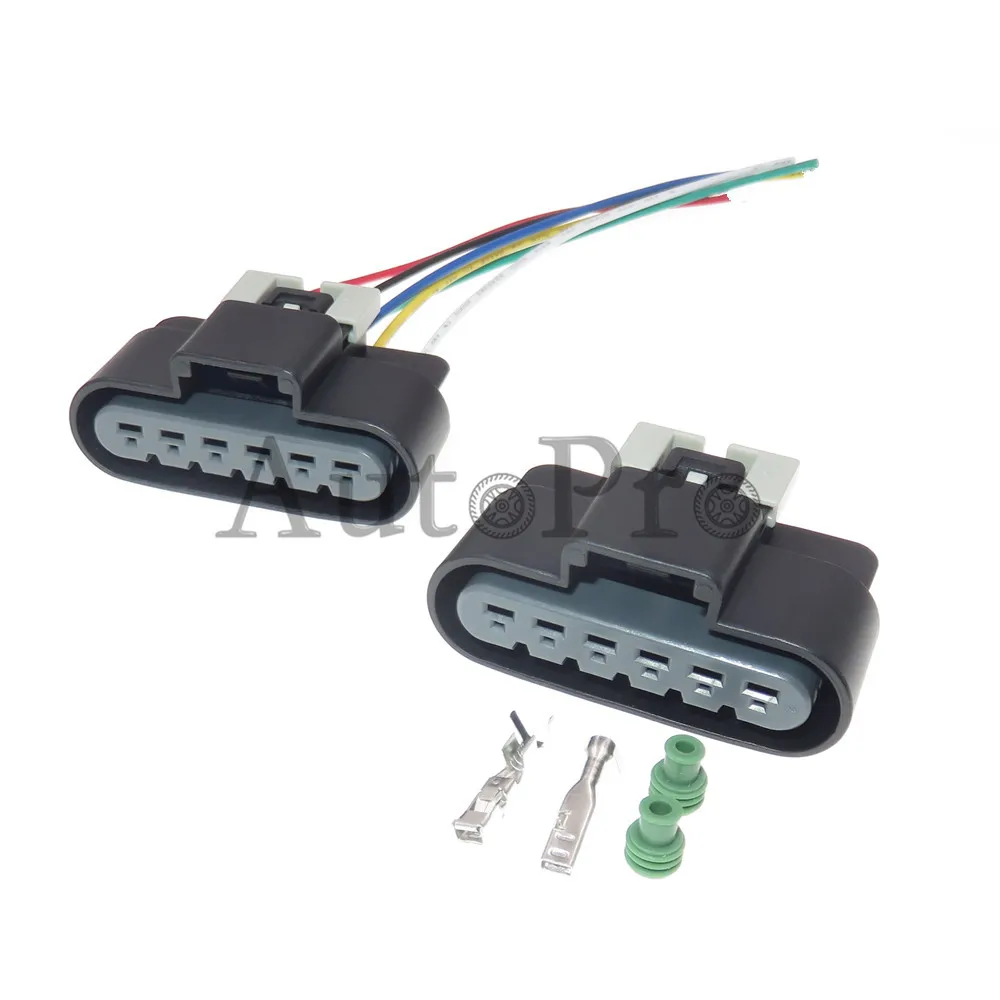 1 Set 6-Loch AC-Baugruppe 13521469 13521467 Wasserdichter Kfz-Stecker für Auto-Elektroverkabelung Image