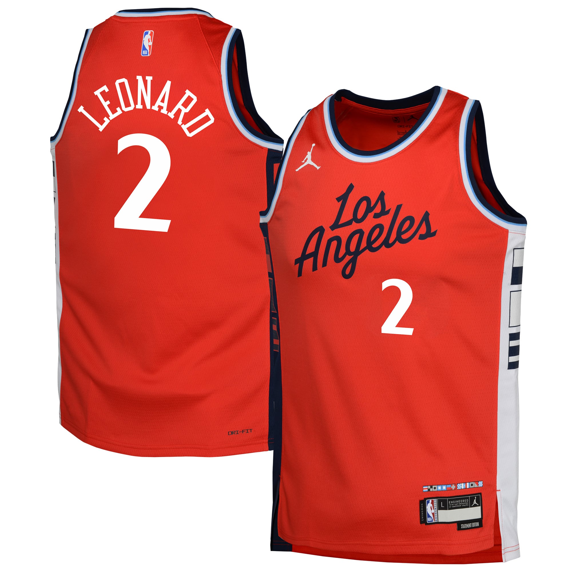 Maillot NBA Statement des Los Angeles Clippers - Kawhi Leonard - Jeune - unisexe Taille: M