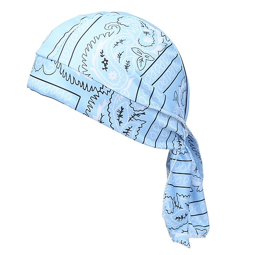 Kühlendes Paisley-Kopftuch/Mütze, schnelltrocknend, elastisch, ideal für Radsport, Outdoor-Aktivitäten und als Piraten-Bandana für Damen und Herren, Fitness, Laufen, Fitnessstudio, Ganzjahres-Kopftuch Image