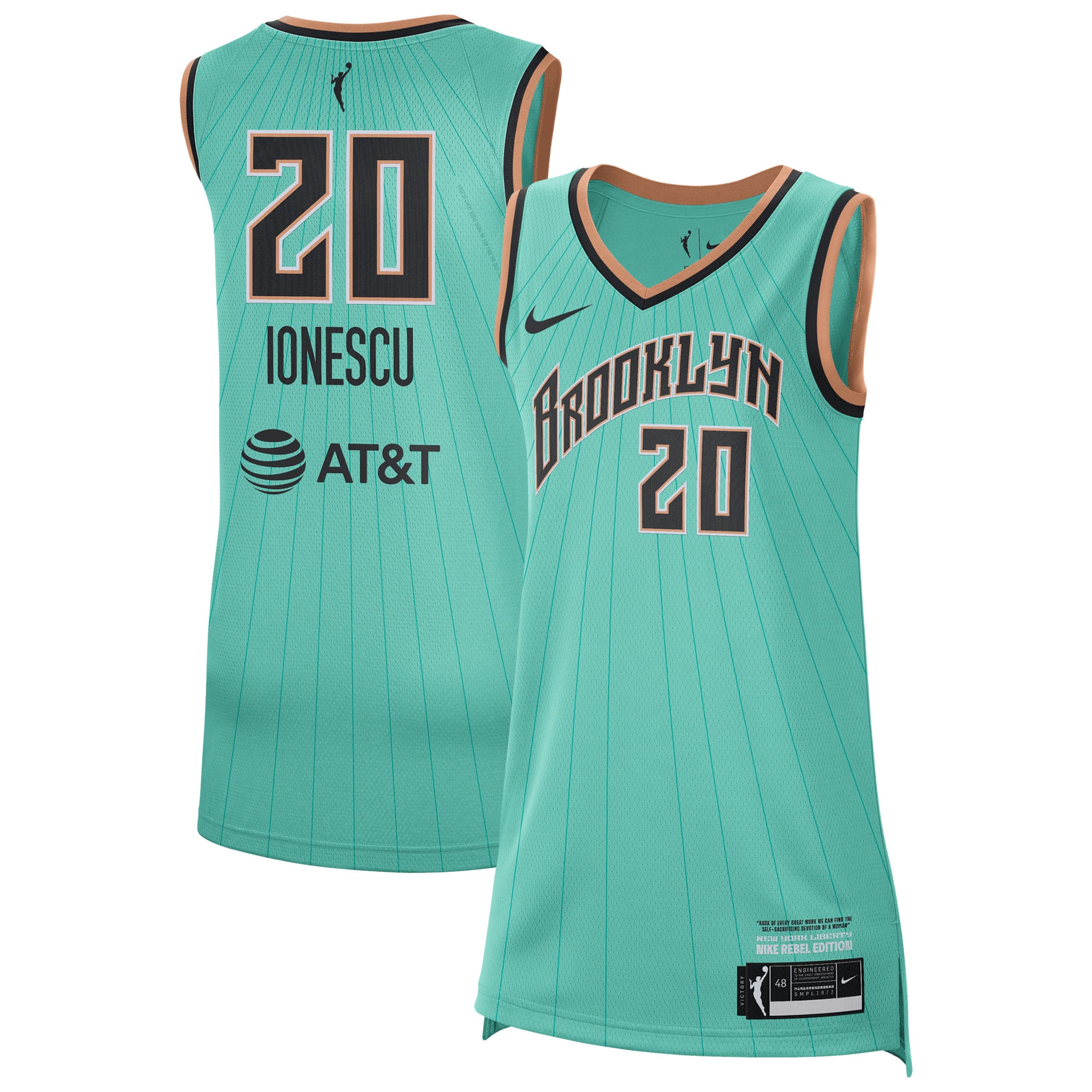 Maillot Nike Rebel New York Liberty - Sabrina Ionescu - Unisexe - Homme Taille: L
