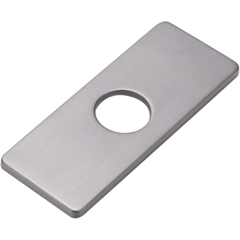 Piastra Di Copertura Per Rubinetto Del Lavello Della Cucina A Foro Singolo, Piastra Di Copertura Quadrata, Piastra Di Copertura In Acciaio Inossidabile Per Coprire I Fori Di Montaggio Inutilizzati