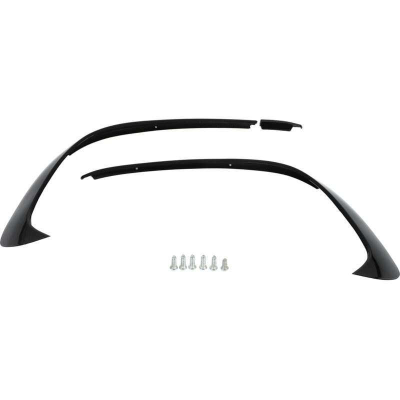 Eosnow Sostituzione Splitter Spoiler Paraurti Anteriore Nero Lucido 3 Pezzi Per Mercedes-benz Classe A W176 Amg-line A45 2015-2018