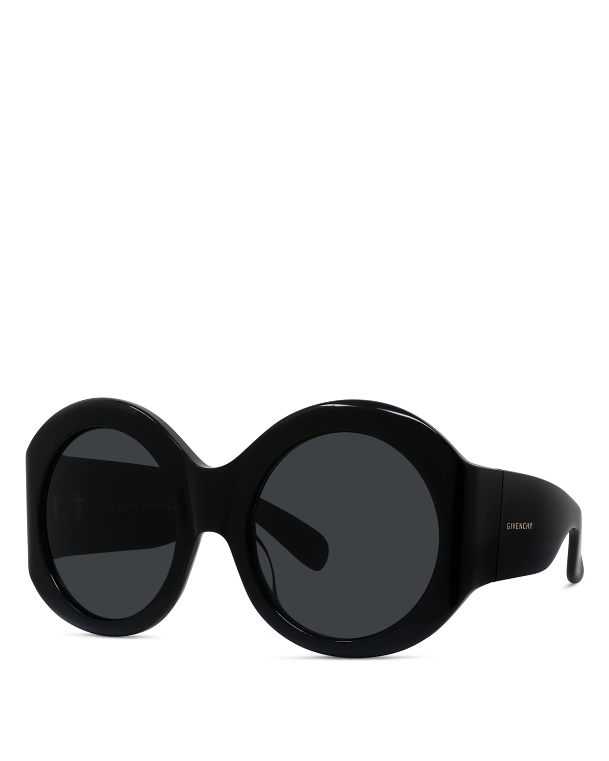 Givenchy Cocoon Round Sunglasses, 56mm - Black/Black