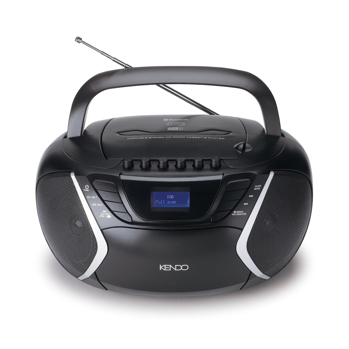 KENDO Boombox DAB+ 25EX Radiorekorder CD/Kassette Bluetooth Image