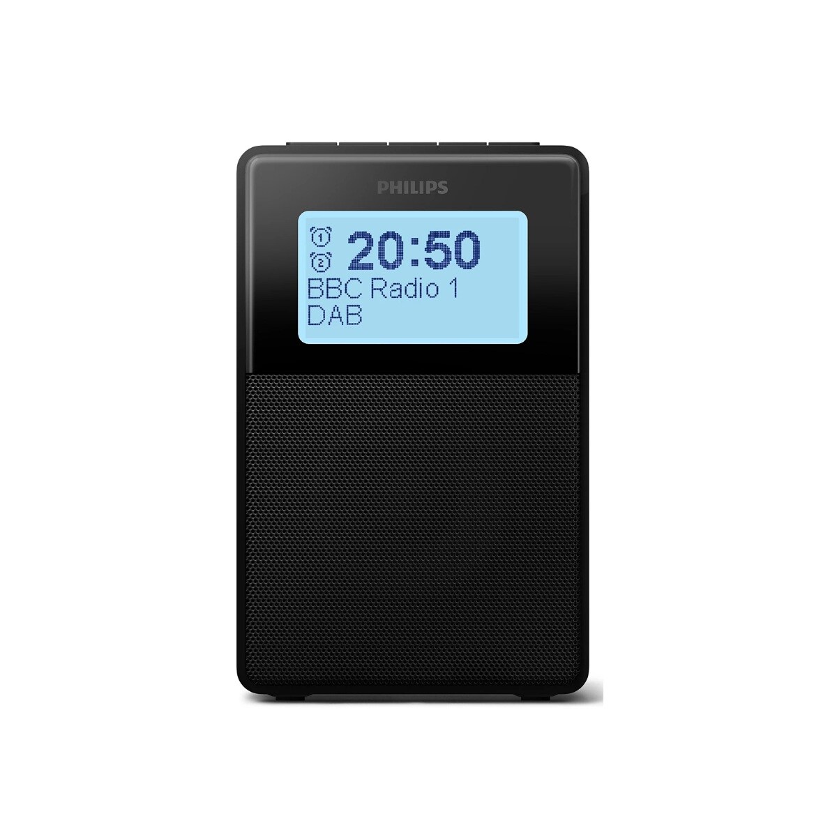 Philips TAR5100/10 DAB+ Radio Uhr mit Bluetooth, Schwarz Image