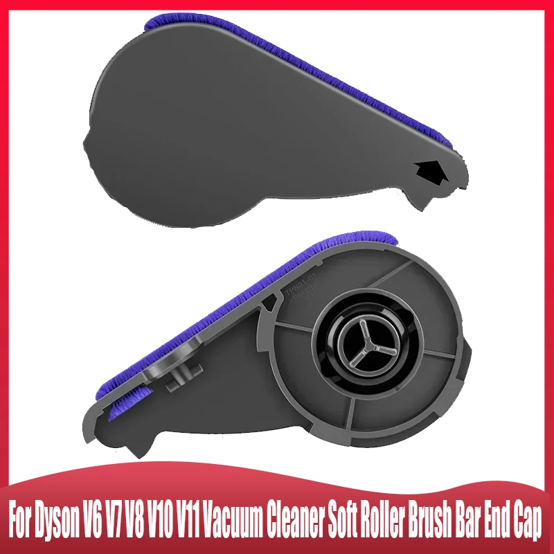 Für Dyson V6 V7 V8 V10 V11 Staubsauger Weiche Roller Pinsel Bar End Kappe, Pinsel Bar Seite Abdeckung ersatz Teile Image