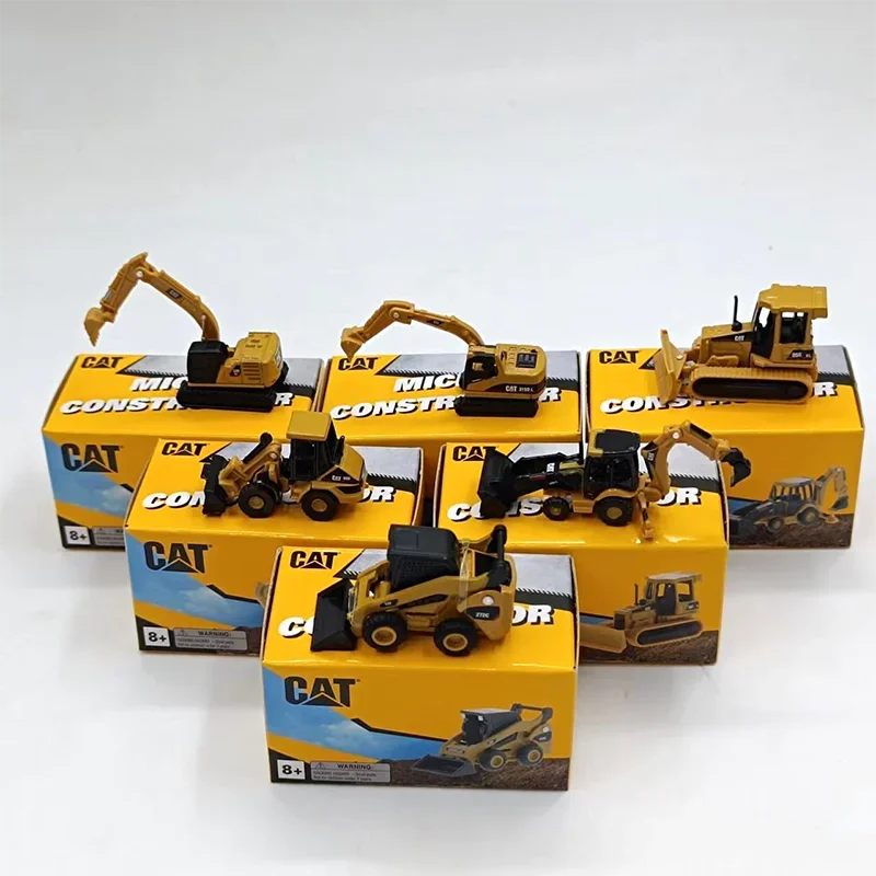 Diecast DM Carter CAT272C CAT315DL CATD5GXL CAT906 CAT320 CAT420E Mini Bagger Schaufel Lkw Bulldozer Modell Legierung Modell Image