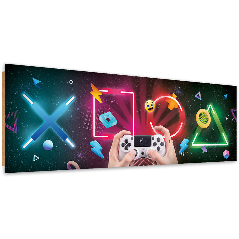 Gbshop - Quadro Deco Panel, Pulsanti E Controller Di Gioco - 90x30