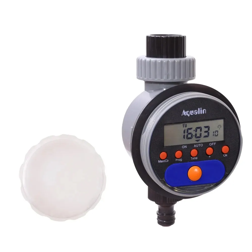 Display LCD automatico Timer di irrigazione valvola a sfera elettronica da giardino di casa 8 programmi Timer dell'acqua per l'irrigazione del giardino