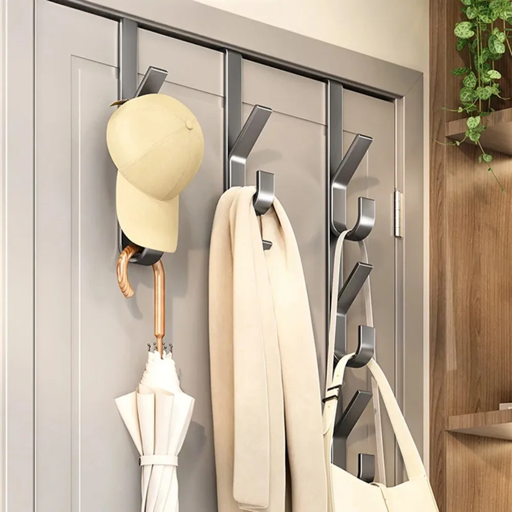 Einfach zu installierender Türhaken – Robuster Metall-Kleiderhaken, geeignet für Kleidung, Hüte und Taschen – platzsparendes Design, geeignet für Schlafzimmer