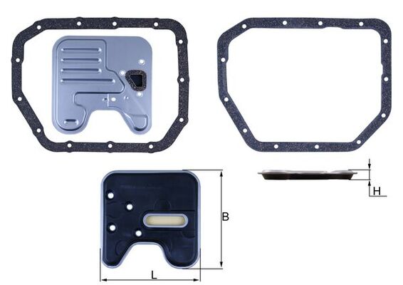 KNECHT Hydraulikfilter, Automatikgetriebe hx246d für KIA Image
