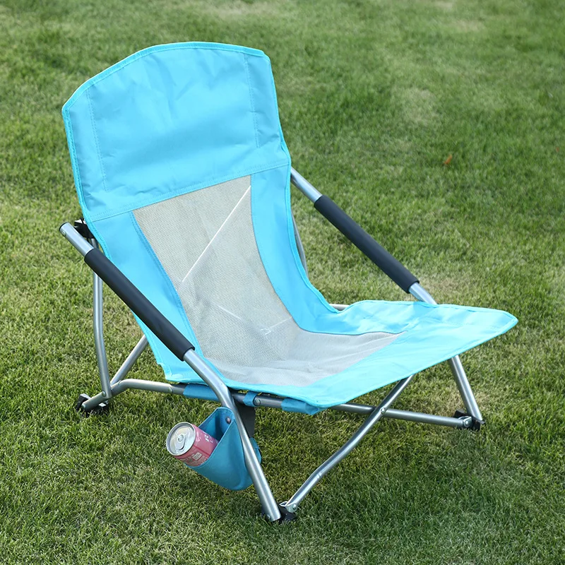 Outdoor Freizeit Lounge Stuhl Sonnenbaden Strand Lounge Stuhl Tragbare Klappstuhl Für Camping High-Back Angeln Stuhl Für Reisen Image