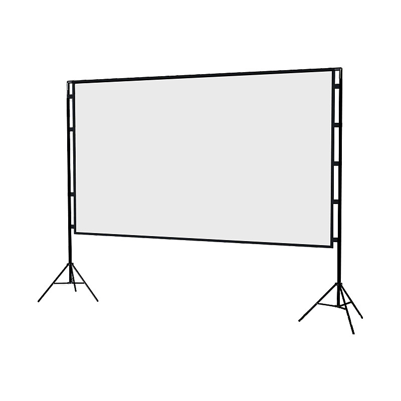 100/120 Inch Projector Screen with Stand, 16:9 HD 4K Portable Outdoor Indoor Movie Screen, Foldable Wrinkle-Free Projection Screen with Carrying Bag, Stable Tripod for Backyard Cinema Home Theater