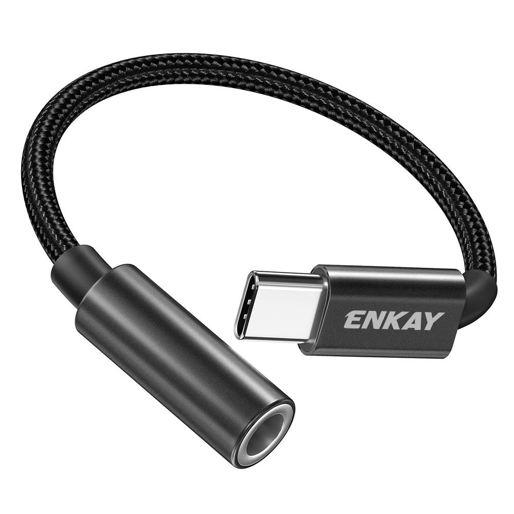 USB C To 3.5mm Aux Adapter Cable With Digital Audio DAC Braided Durable Connector USB C To 3.5mm Aux Adapter Cable With Digital Audio DAC Braided Durable Connector