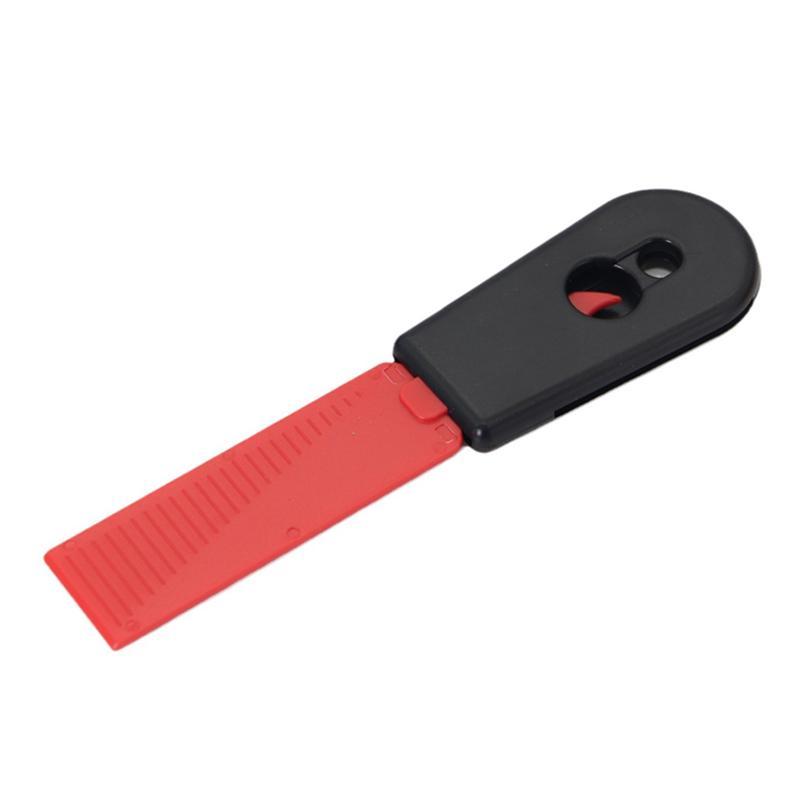 Sticker Remover Scraper & Adhesive Residue Remover Cleaning Tool For Household Use red