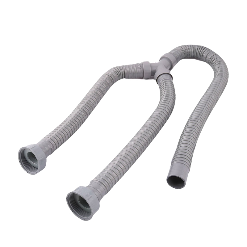Flexible PVC Washing Machine Drain Hose Y Connector Washer Discharge Pipe Flexible PVC Washing Machine Drain Hose Y Connector Washer Discharge Pipe