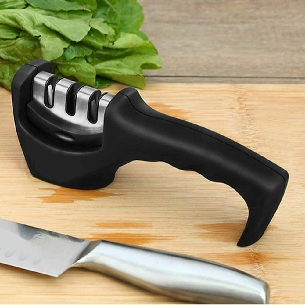 Professional Stage Knife Sharpener For Kitchen Knives Ceramic Tungsten Manual Tool Professional Stage Knife Sharpener For Kitchen Knives Ceramic Tungsten Manual Tool