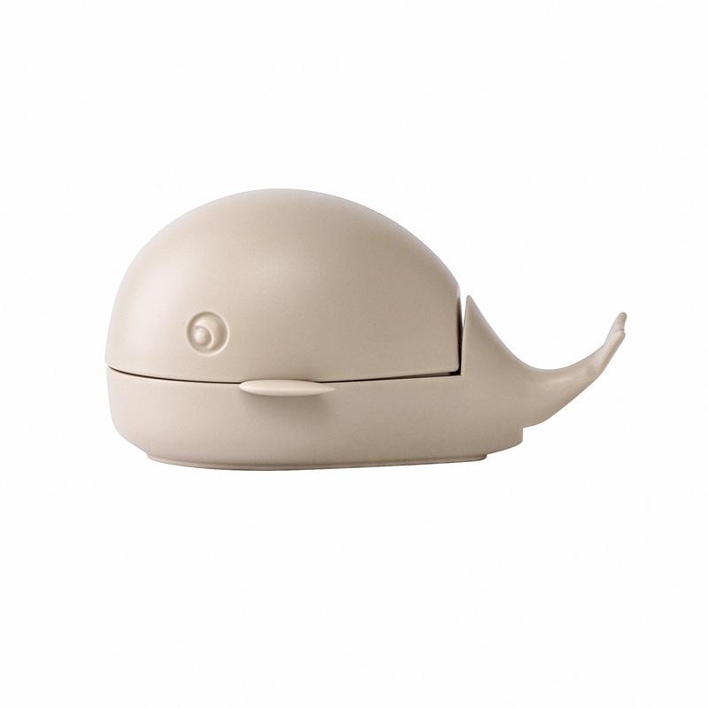 Little Whale Shoe Cleaning Brush Gentle Scrub Laundry Washing Brush Household Cleaning Tool beige