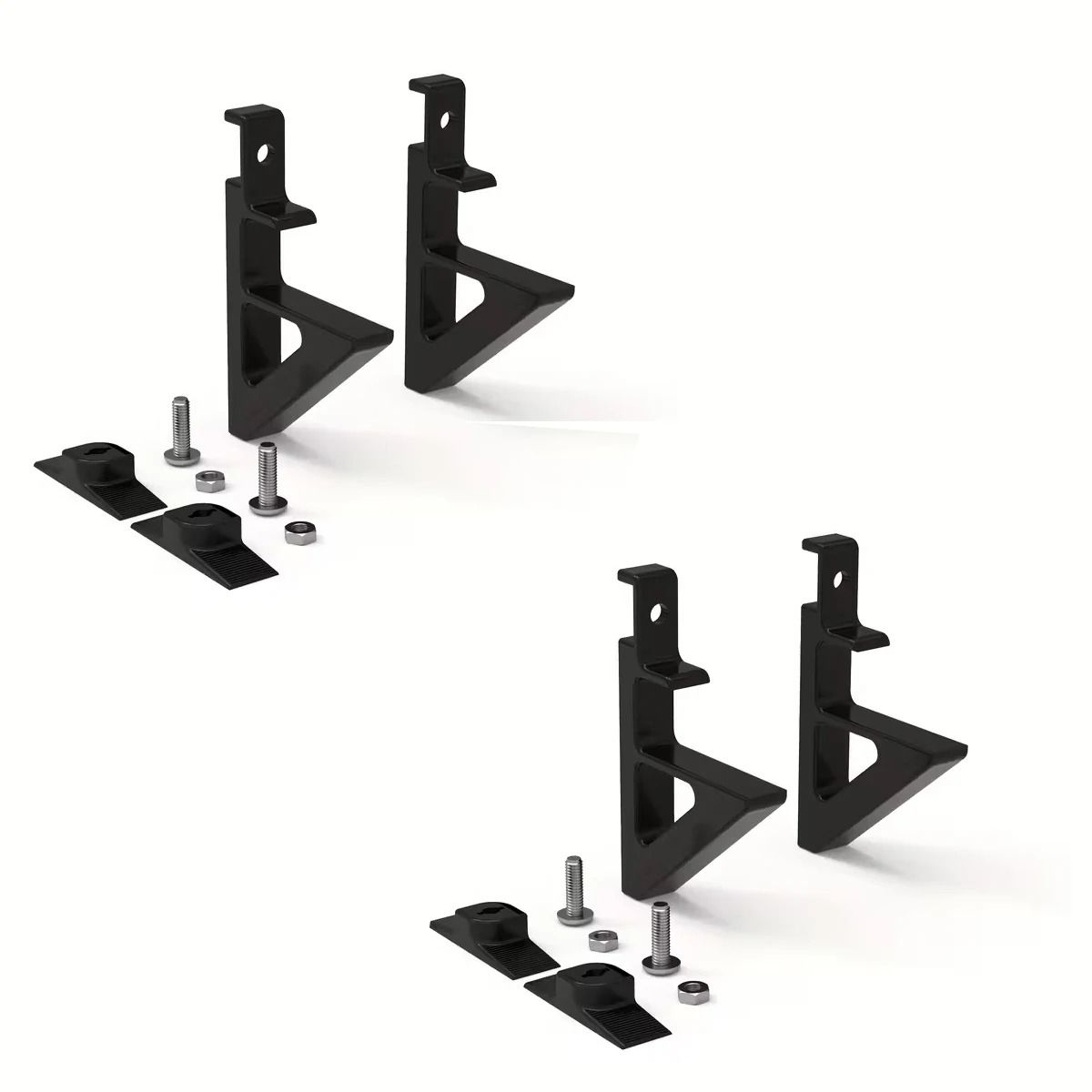 4 Piece Acoustic Panel Brackets No Drill Wall Mount For Foam Panels And Shelves 4 Piece Acoustic Panel Brackets No Drill Wall Mount For Foam Panels And Shelves
