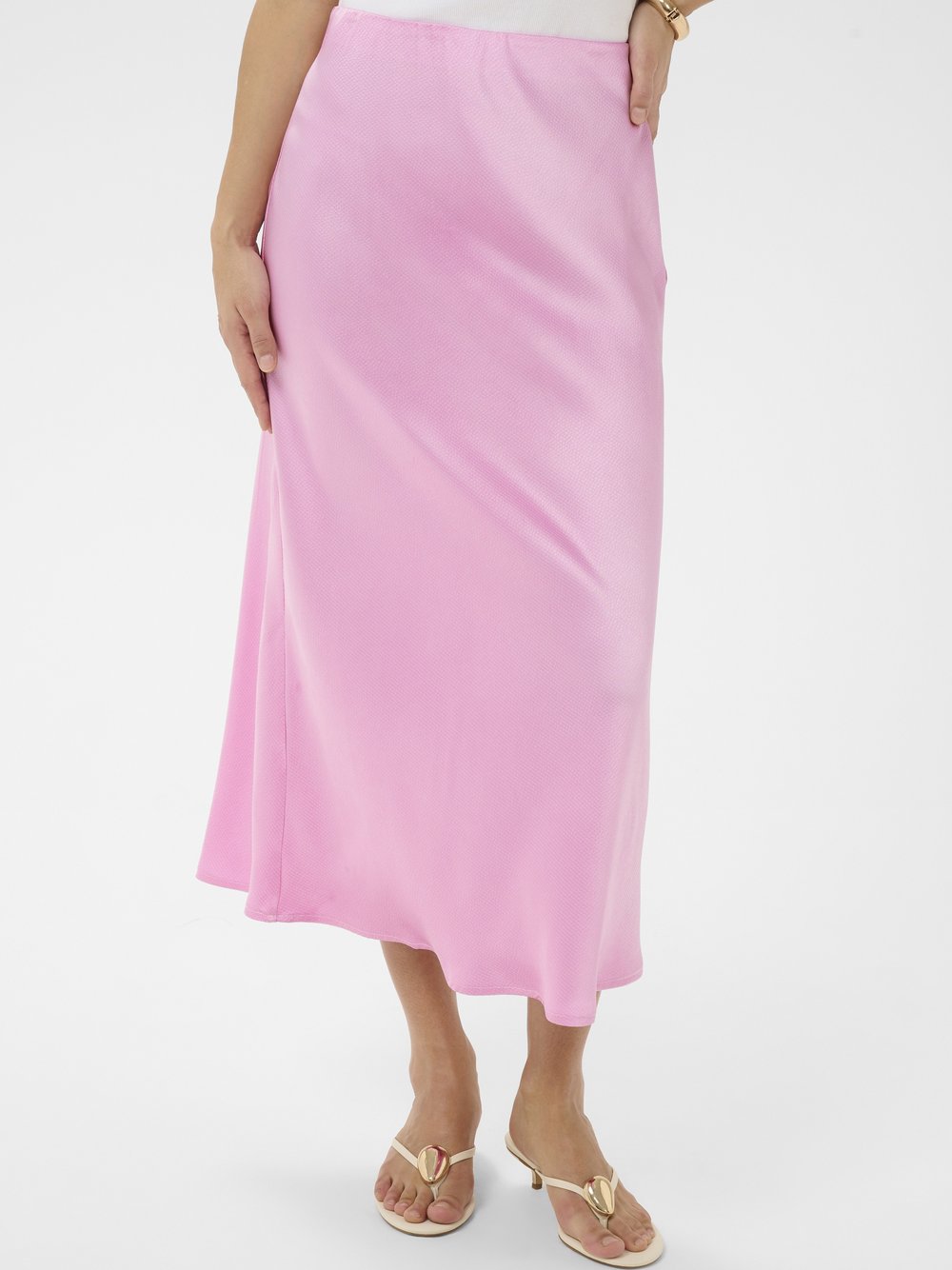 Kaffe Freizeitrock KALOTTE Elastische Taille Damen rosa, 42