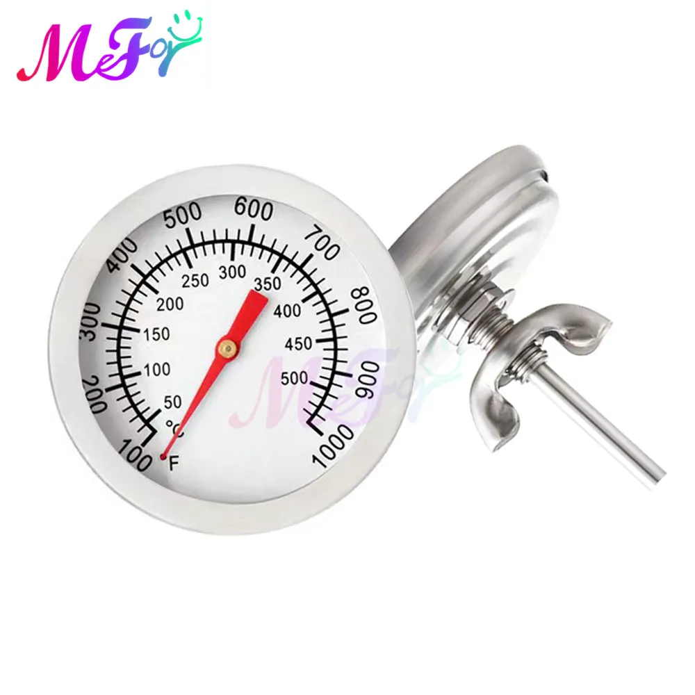 52 mm 50–500 Grad Celsius Küchenofen-Thermometer 400 ℃ Pizzofen, Outdoor-Grill, Grill, Fleisch, Thermograph, Backen, Lebensmittel, Werkzeug Image