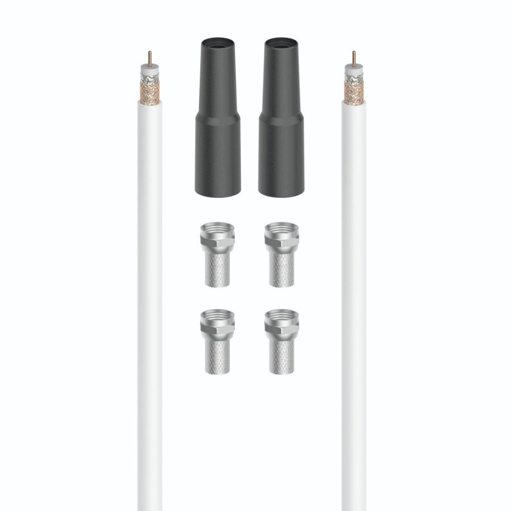 Hama SAT-Anschluss-Kit 20m, 100dB, 4-fach abgeschirmt Image