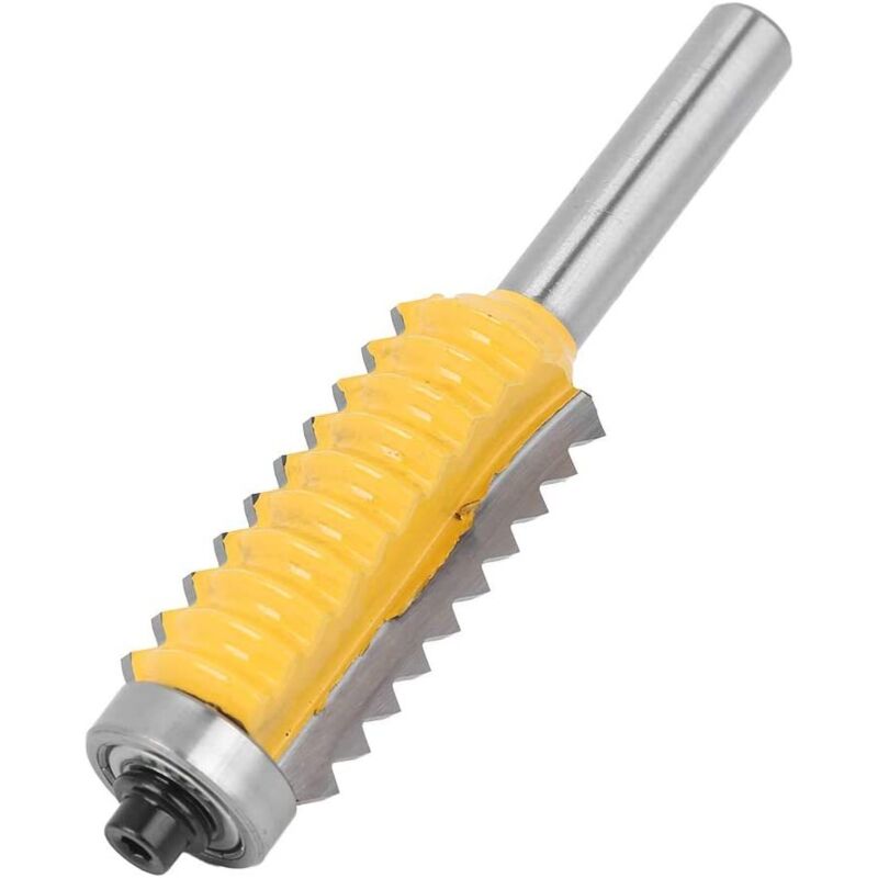 Minkurow Set Di Punte Per Fresa, Fresa Per Legno A 8 Gambo, Guida Per Fresa Per Fresa, Fresa Per Giunti Reversibile, Fresa Per Legno, Fresa Per Legno Con Design Anti-contraccolpo,(taglierina Per Tenon