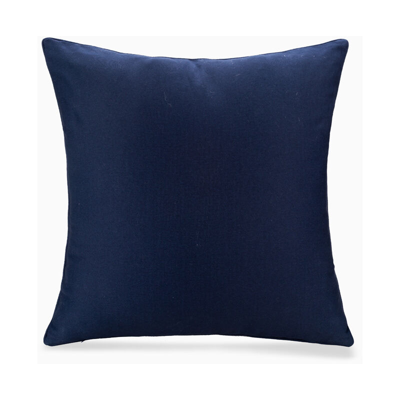 Minkurow Federa 45 X 45 Cm Cotone+poliestere (set Di 2) -blu- Federa 45 X 45 Cm- Fodera Per Cuscino Resistente E Ipoallergenica 45 X 45 Cm