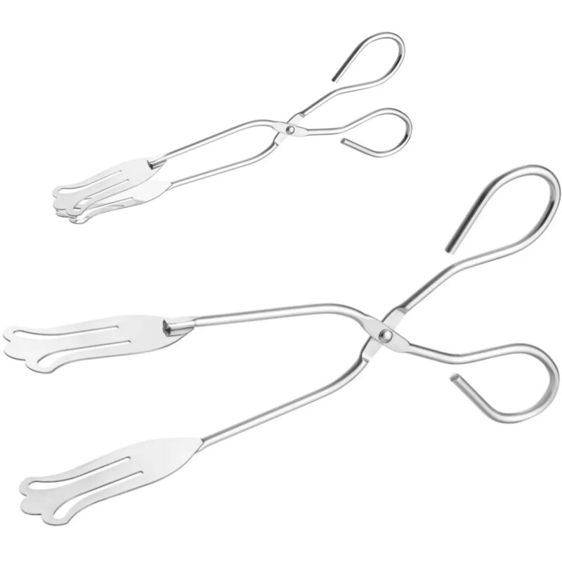 Pinze Da Pasticceria, Pinze Da Servizio, Pinze Per Torte, Dolci, Pinze Per Servire, Pinze Da Cucina, Pinze Per Buffet, Pinze Per Alimenti, Lavabili In Lavastoviglie, 220 Mm, Acciaio Inox - Hendi