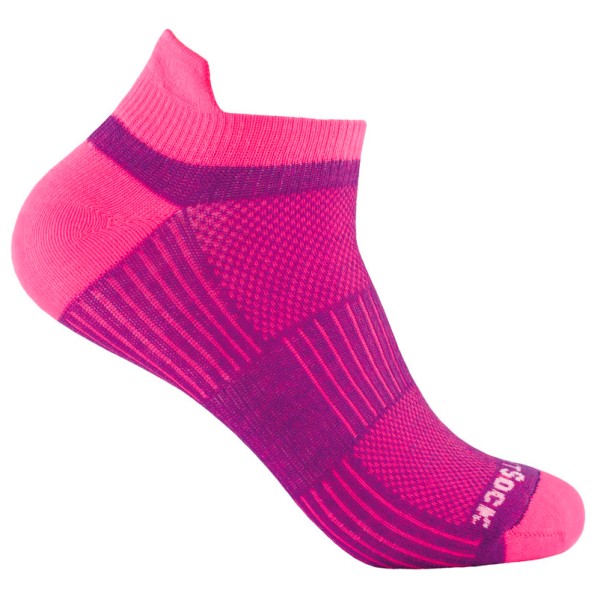 Wrightsock - Coolmesh II Low Tab - Multifunktionssocken 34-37 | EU 34-37 rosa