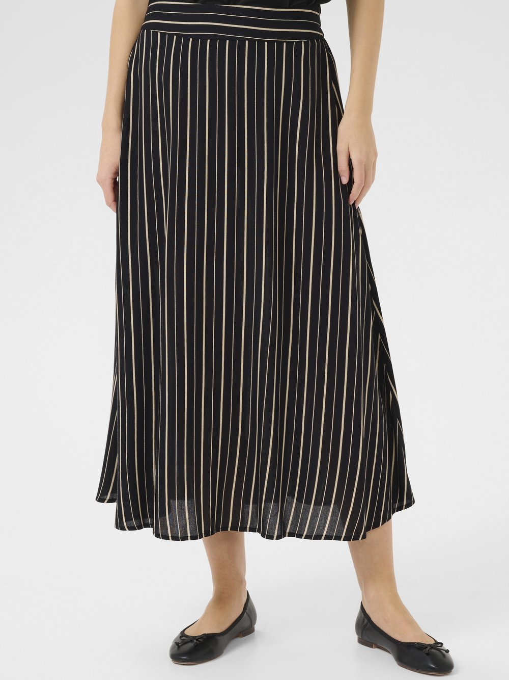 Kaffe Rock BPluna Elastische Taille Damen schwarz, M