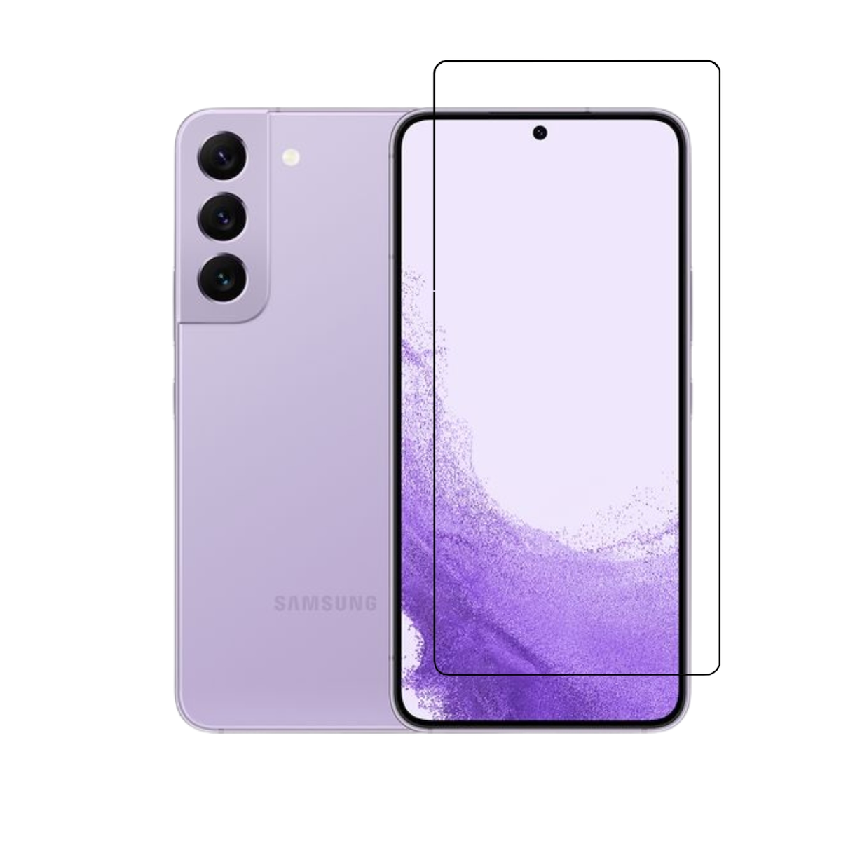 MobileKing Panzerfolie Displayschutz für Samsung Galaxy S22+ - 9H Glas, Anti-Fingerprint - MBK260 Image