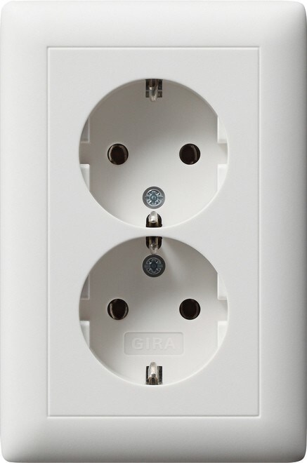 Gira Schuko-Doppelst.dose rws 078204 Image