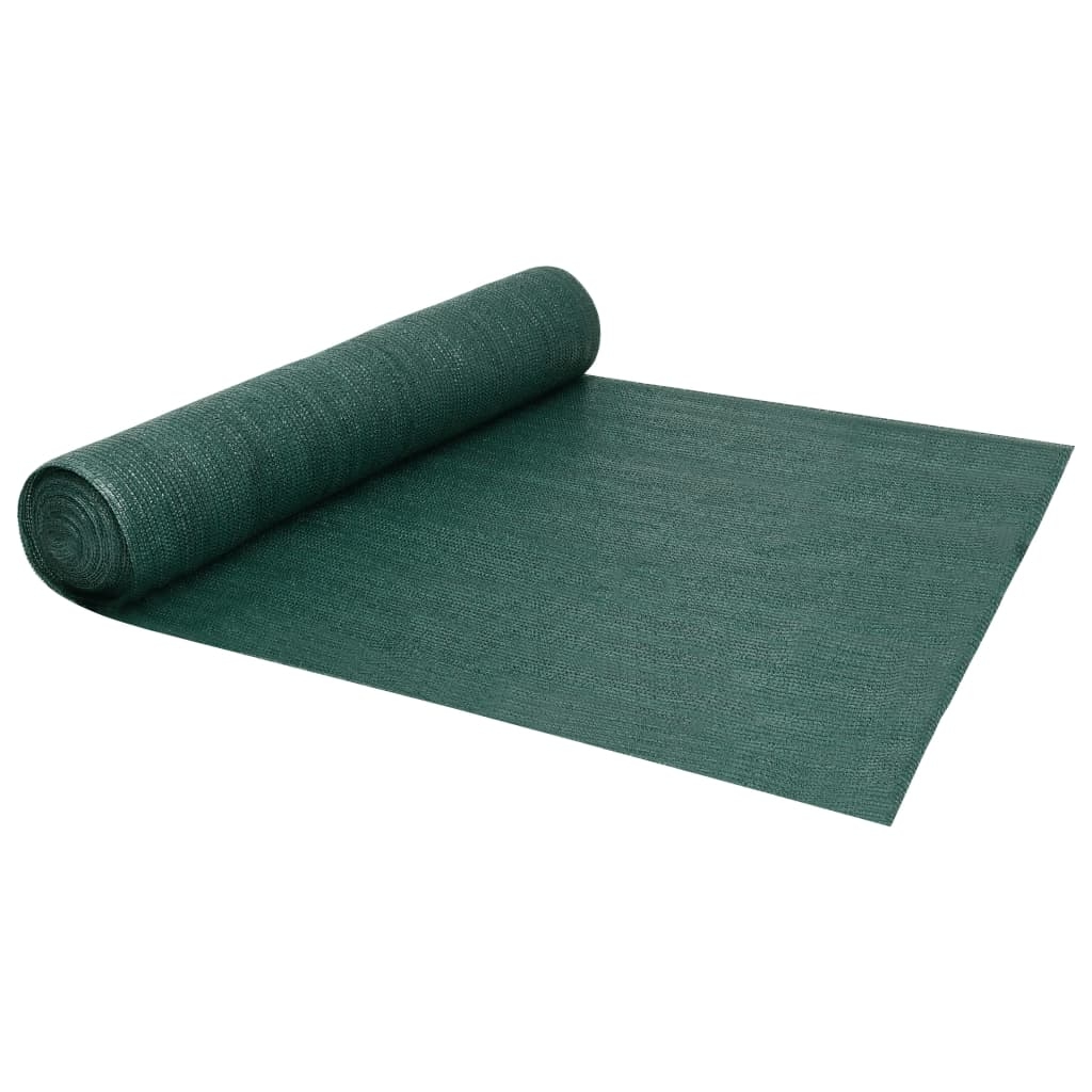 vidaXL Zaunblende Grün 1x10 m HDPE 150 g/m² Image